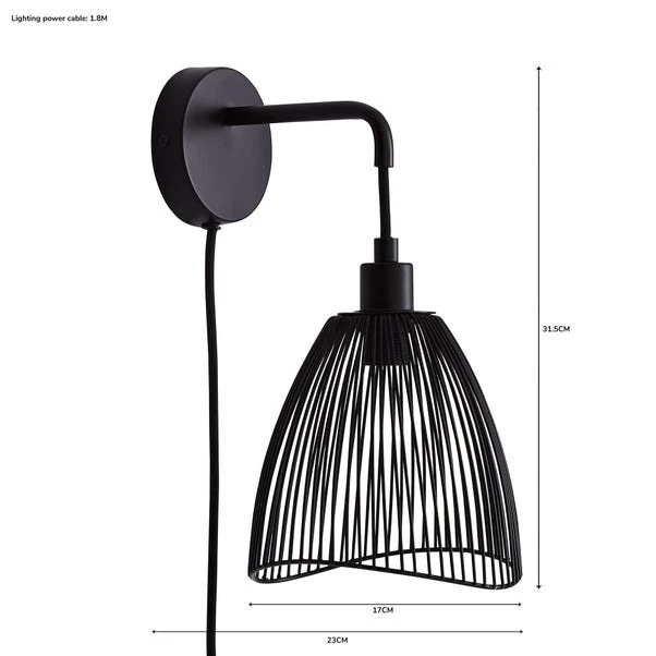 Elements Jaula Wall Light Black 8 Elements Jaula Wall Light Black - Image 6