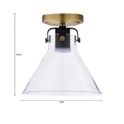 Dunelm Paulson Bathroom Flush Fitting Antique Brass 13 Dunelm Paulson Bathroom Flush Fitting Antique Brass -Dunelm Shop 1000182584 alt07