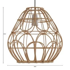 Dunelm Decorative Cane Easy Fit Pendant Natural 12 Dunelm Decorative Cane Easy Fit Pendant Natural -Dunelm Shop 1000182786 alt07