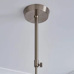 Dunelm Tarsia Glass Ceiling Fitting Satin Nickel 11 Dunelm Tarsia Glass Ceiling Fitting Satin Nickel -Dunelm Shop 1000182791 alt03