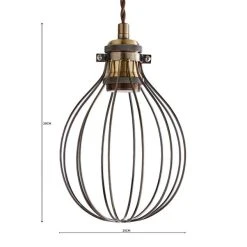Dunelm Charlie Industrial Bulb Cage 13 Dunelm Charlie Industrial Bulb Cage -Dunelm Shop 1000182917 alt07