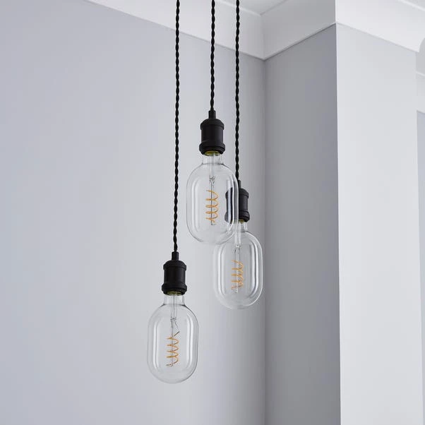 Dunelm Charlie 3 Light Cluster Flex Fitting 4 Dunelm Charlie 3 Light Cluster Flex Fitting - Image 2