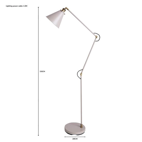 Dunelm Logan Task Floor Lamp 8 Dunelm Logan Task Floor Lamp - Image 6