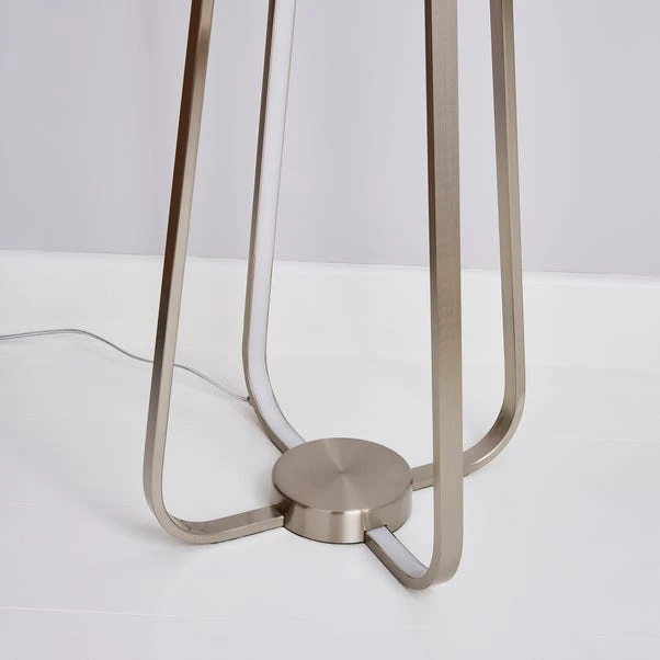 Dunelm Robyn Dual Lit Integrated LED Floor Lamp White 6 Dunelm Robyn Dual Lit Integrated LED Floor Lamp White - Image 4