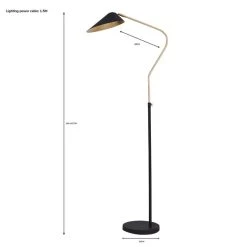 Dunelm Savona Floor Lamp Black 13 Dunelm Savona Floor Lamp Black -Dunelm Shop 1000182928 alt07