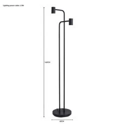 Dunelm Bradford Floor Lamp Matt Black 13 Dunelm Bradford Floor Lamp Matt Black -Dunelm Shop 1000182958 alt07