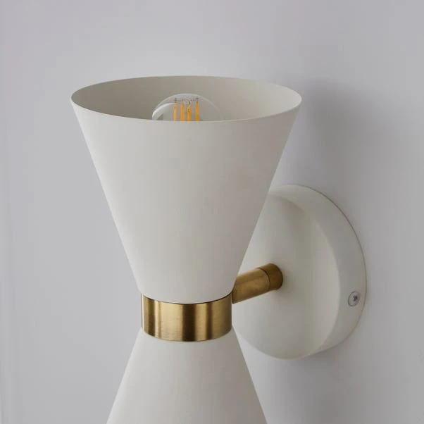 Dunelm Archie Retro Head Dual Lit Wall Light 5 Dunelm Archie Retro Head Dual Lit Wall Light - Image 3