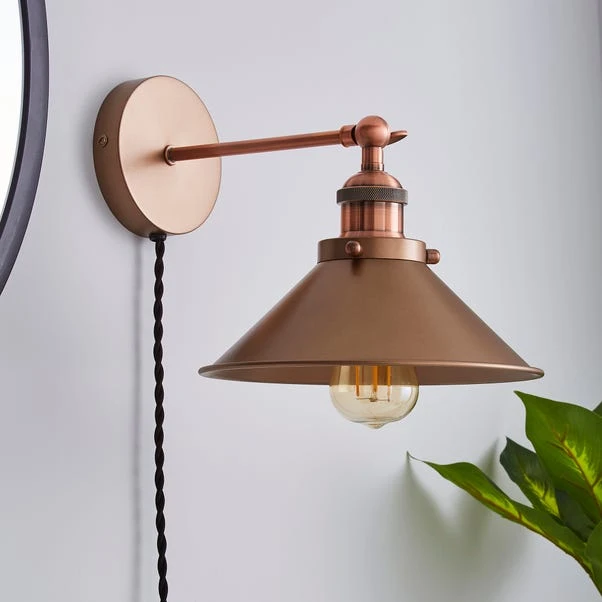 Dunelm Logan Plug-in Wall Light 4 Dunelm Logan Plug-in Wall Light - Image 2