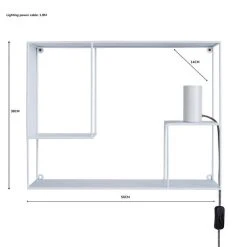 Dunelm Bradford Shelf Wall Light With Magnetic Bulb Holder 13 Dunelm Bradford Shelf Wall Light With Magnetic Bulb Holder -Dunelm Shop 1000183028 alt07