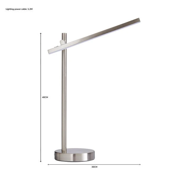 Dunelm Talis Integrated LED Touch Dimmable Table Lamp 8 Dunelm Talis Integrated LED Touch Dimmable Table Lamp - Image 6