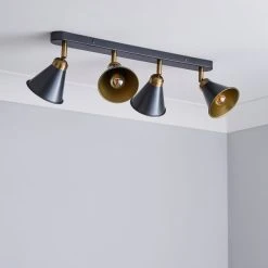 Dunelm Logan 4 Light Grey Spotlight Bar 9 Dunelm Logan 4 Light Grey Spotlight Bar -Dunelm Shop 1000183040 alt01