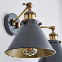 Dunelm Logan Dual Wall Light Grey -Dunelm Shop 1000183097 alt02