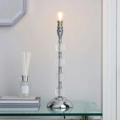 Dunelm Aries Chrome Table Lamp Base