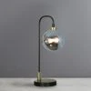Dunelm Tanner Black And Smoked Glass Table Lamp 2 Dunelm Tanner Black And Smoked Glass Table Lamp -Dunelm Shop 30215037