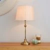 Dunelm Metal Ball Antique Brass Table Lamp