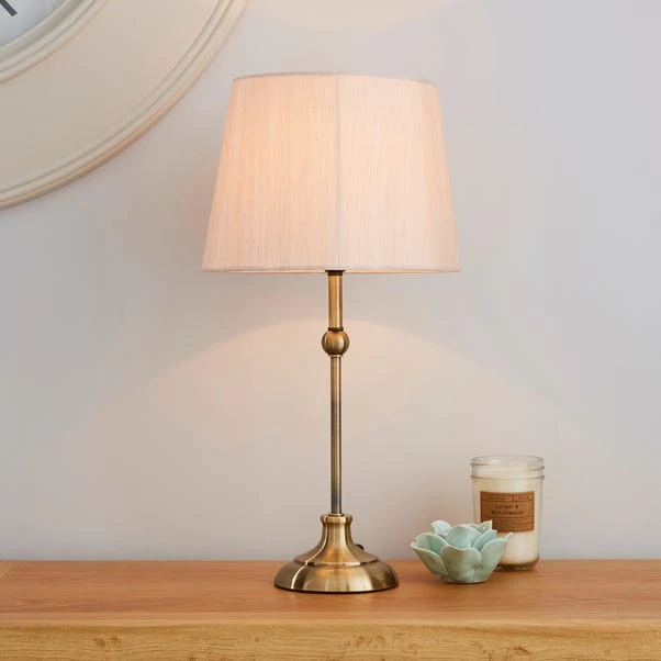 Dunelm Metal Ball Antique Brass Table Lamp 3 Dunelm Metal Ball Antique Brass Table Lamp
