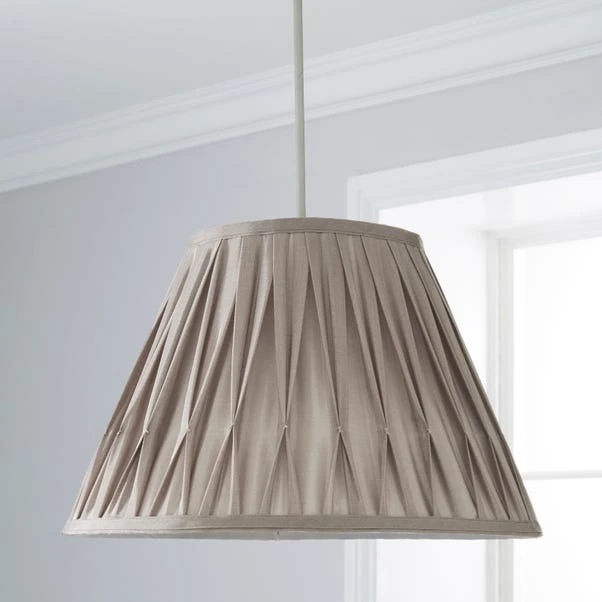 Dunelm Valerie Pleat Candle Lamp Shade 4 Dunelm Valerie Pleat Candle Lamp Shade - Image 2