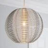 Dunelm Cigar Wire Round Silver Easy Fit Pendant 2 Dunelm Cigar Wire Round Silver Easy Fit Pendant -Dunelm Shop 30244228