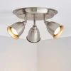 Masterlite Filbert 3 Light Hammered Chrome Spotlight 1 Masterlite Filbert 3 Light Hammered Chrome Spotlight -Dunelm Shop 30248680