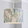 Dunelm Honesty Wave Lamp Shade 30cm Blue