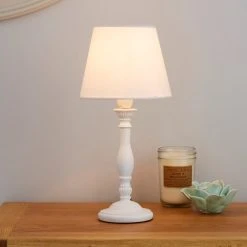 Dunelm Tofty Mini Ivory Table Lamp
