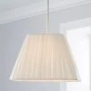 Dunelm Square Pleat Lamp Shade 25cm Ivory 2 Dunelm Square Pleat Lamp Shade 25cm Ivory -Dunelm Shop 30464757