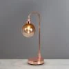 Dunelm Tanner Copper And Glass Table Lamp -Dunelm Shop 30571723