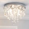 Dunelm Bel Air 3 Light Glass Bathroom Flush Ceiling Fitting 2 Dunelm Bel Air 3 Light Glass Bathroom Flush Ceiling Fitting -Dunelm Shop 30575170