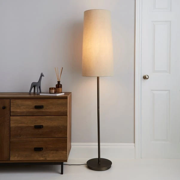 Dunelm Bronson Natural Floor Lamp 3 Dunelm Bronson Natural Floor Lamp