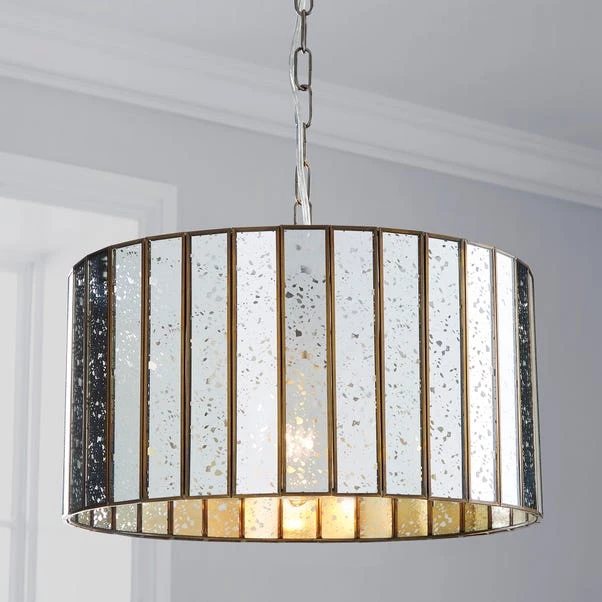 Dunelm Seraphina 1 Light Mercury Glass Pendant Ceiling Fitting 3 Dunelm Seraphina 1 Light Mercury Glass Pendant Ceiling Fitting