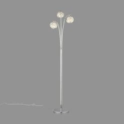 Dunelm Cecilie 3 Arm Chrome Floor Lamp