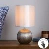 Dunelm Adana Mini Ceramic IvoryTouch Dimmable Lamp 1 Dunelm Adana Mini Ceramic IvoryTouch Dimmable Lamp -Dunelm Shop 30624156
