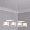 Dunelm Erie 4 Light Bar Glass Diner Ceiling Fitting -Dunelm Shop 30632771