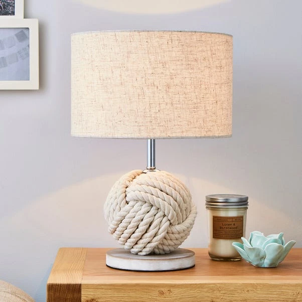 Dunelm Lina Rope Table Lamp 3 Dunelm Lina Rope Table Lamp