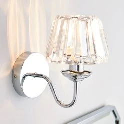 Dunelm Paloma Glass Wall Light