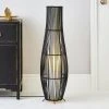 Dunelm Alec Natural Cane Black Floor Lamp -Dunelm Shop 30647908