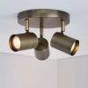 Dunelm Newark 3 Light Antique Bronze Spotlight