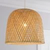Dunelm Leena Bamboo Easy Fit Pendant -Dunelm Shop 30669605