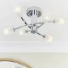 Vogue Lighting Vogue Havana 6 Light Semi Flush Ceiling Fitting 2 Vogue Lighting Vogue Havana 6 Light Semi Flush Ceiling Fitting -Dunelm Shop 30671116