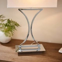 Vogue Lighting Vogue Epalle Table Lamp Chrome -Dunelm Shop 30671120 alt03