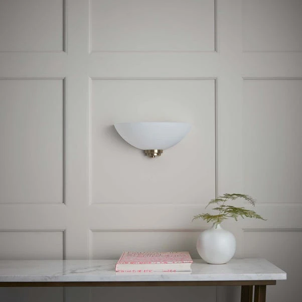 Vogue Lighting Vogue Welles 1 Light Frosted Glass Wall Light 4 Vogue Lighting Vogue Welles 1 Light Frosted Glass Wall Light - Image 2
