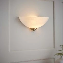 Vogue Lighting Vogue Welles 1 Light Frosted Glass Wall Light 11 Vogue Lighting Vogue Welles 1 Light Frosted Glass Wall Light -Dunelm Shop 30671154 alt03