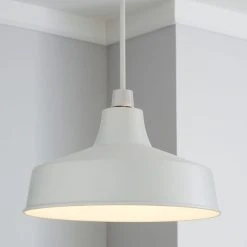 Dunelm Stern White Easy Fit Pendant