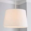 Dunelm Sara Tapered Lamp Shade 30cm White 1 Dunelm Sara Tapered Lamp Shade 30cm White -Dunelm Shop 30671310
