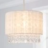Dunelm Riah Jewel Shade Ivory Easy Fit Pendant 2 Dunelm Riah Jewel Shade Ivory Easy Fit Pendant -Dunelm Shop 30671312