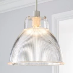 Dunelm Alanya Clear Acrylic Easy Fit Pendant