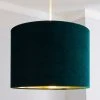 Dunelm Santos Drum Lamp Shade 36cm Green 2 Dunelm Santos Drum Lamp Shade 36cm Green -Dunelm Shop 30671351
