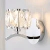 Dunelm Kleio Glass Chrome Wall Light -Dunelm Shop 30671380