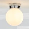 Dunelm Harlow 1 Light Frosted Glass Flush Ceiling Fitting 2 Dunelm Harlow 1 Light Frosted Glass Flush Ceiling Fitting -Dunelm Shop 30671391