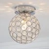 Dunelm Sphere 1 Light Pendant Flush Ceiling Fitting 2 Dunelm Sphere 1 Light Pendant Flush Ceiling Fitting -Dunelm Shop 30671413